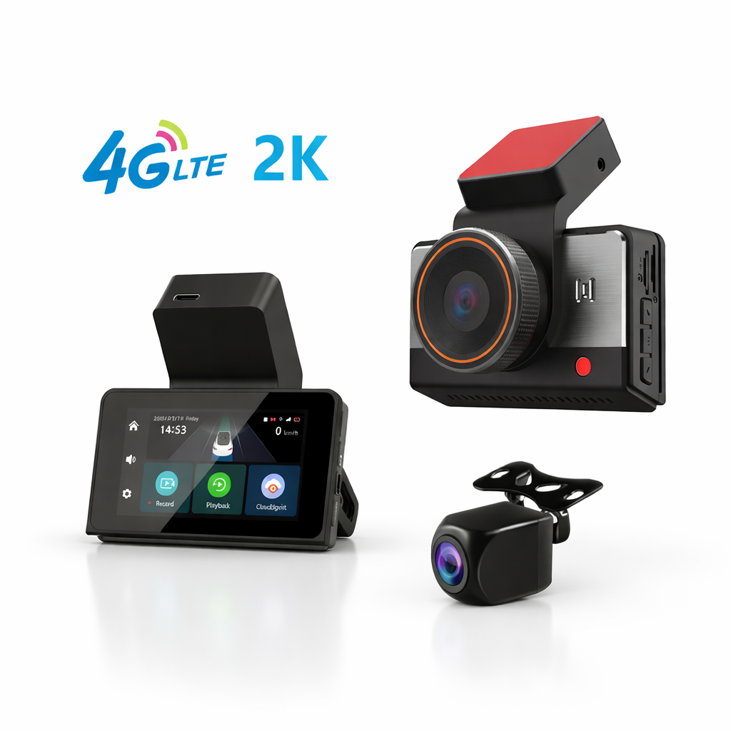 2k Smart Dashcam 4G (Live View Tracking) – Model GH-P83