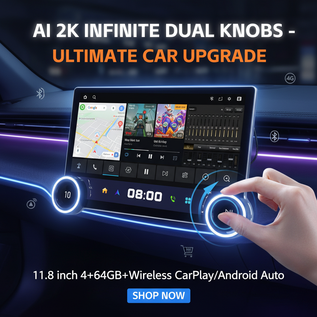 Ai 2K Infinite Dual Knobs – 11.8 inch 4/64GB CarPlay_img_1