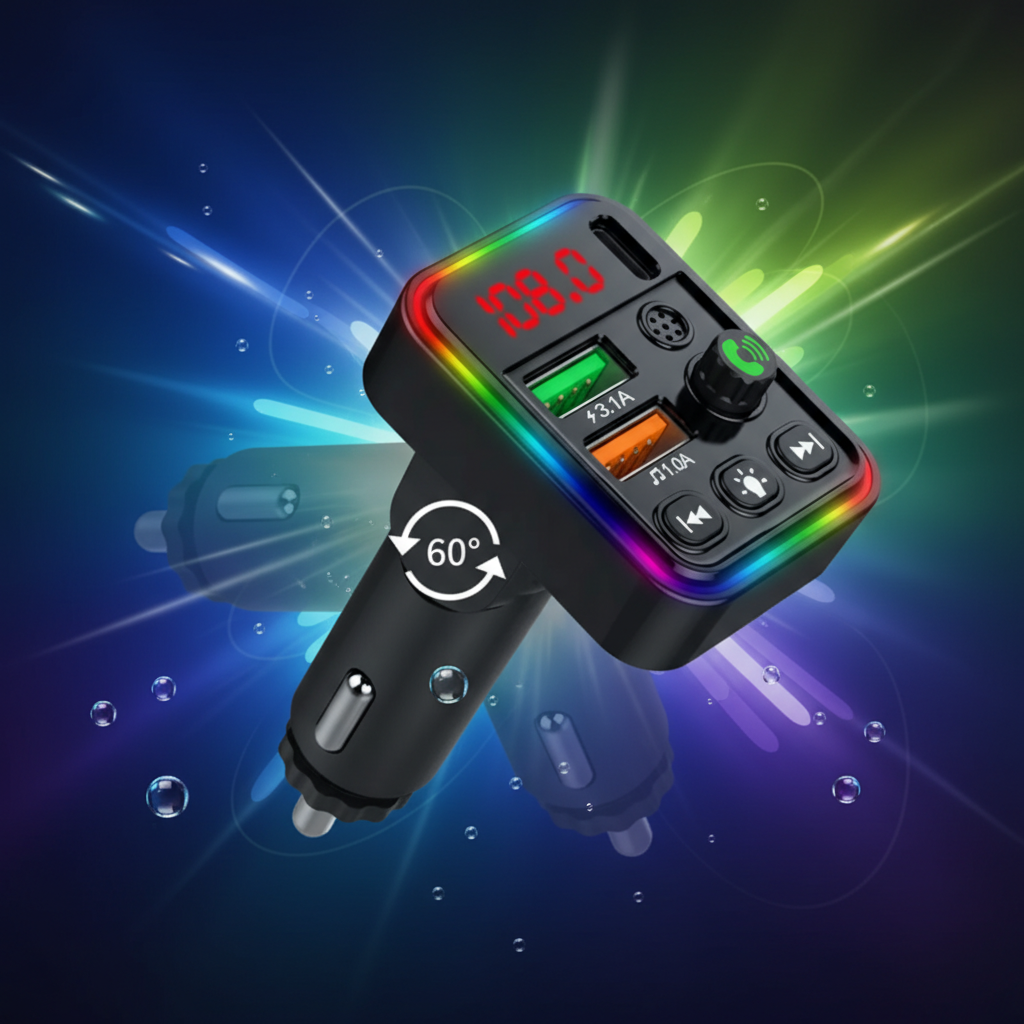 Car P19 BT Handsfree Car Charger_img_4
