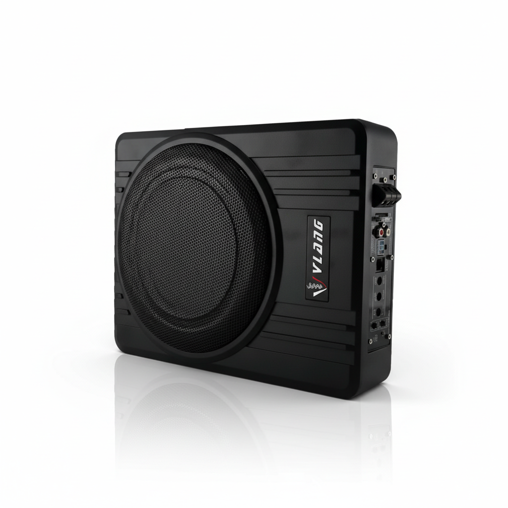 VLANG VL1083-B – 2000W Underseat Active Subwoofer