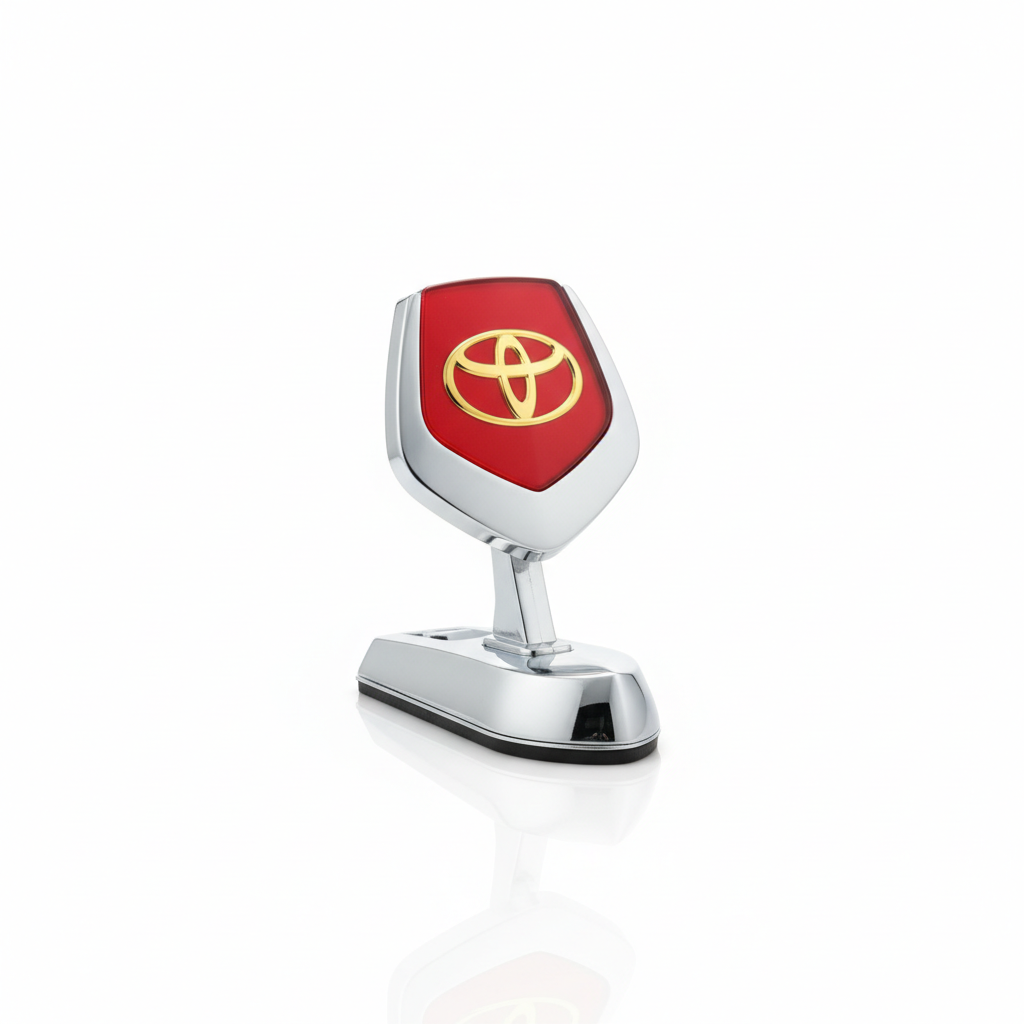 Bonnet Logo Stand (Red Badge Shape)