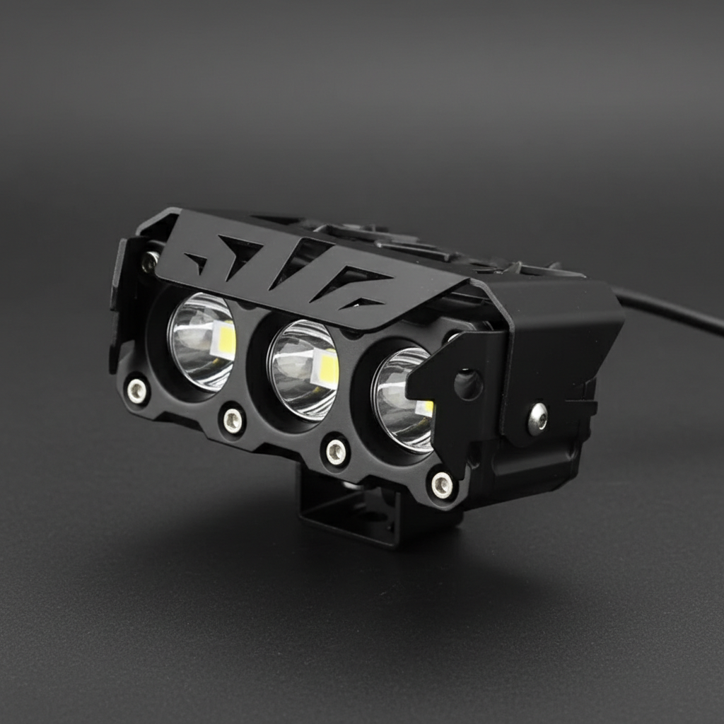 Motorcycle External Spotlight (Triple Lens)_img_3