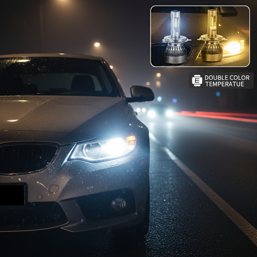 5D LED (Double Color Temperature) - H4 Bulb_img_3