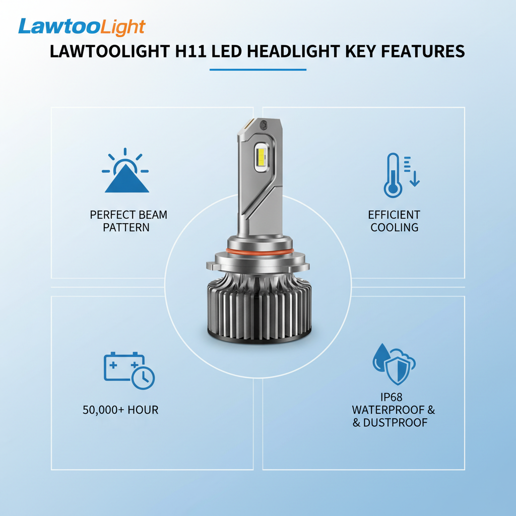 LAWTOOLIGHT LED Headlight Kit - H11_img_3
