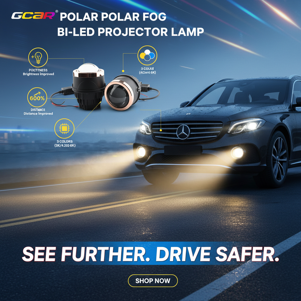 GCAR Polar Fog Bi-LED Projector Lamp M628-3S_img_3