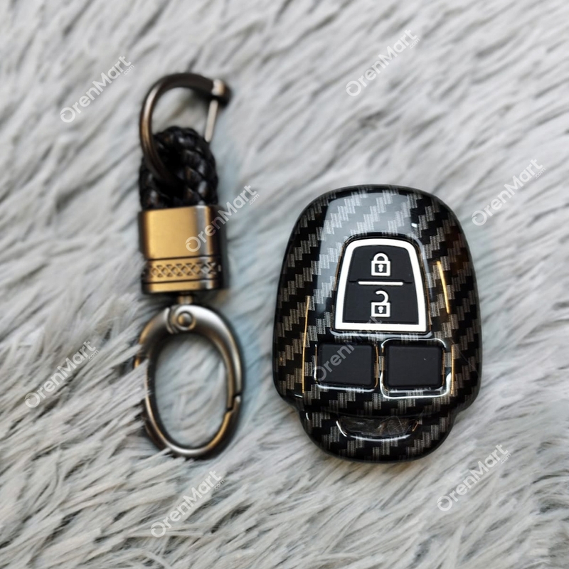 Carbon Fiber Key Cover for Toyota Axio_img_8
