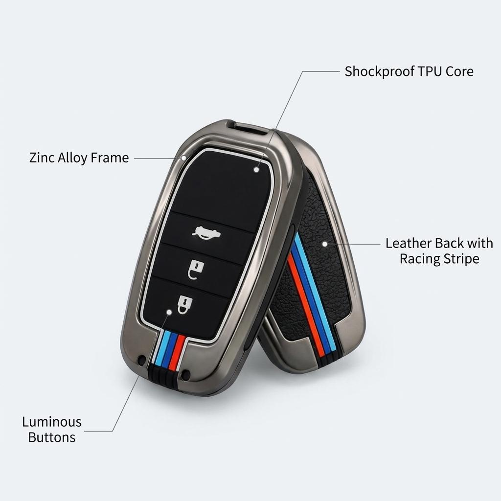 Metal Key Cover for Toyota Corolla Cross / CHR_img_3