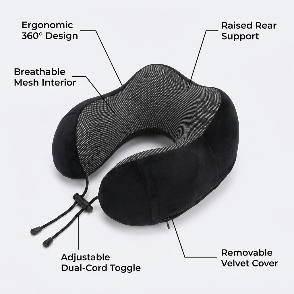Ergonomic Travel Neck Pillow_img_1