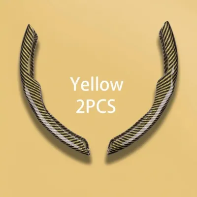 Two Part Carbon Fiber / Wood Grain Texture Steering Wheel Cover_img_14