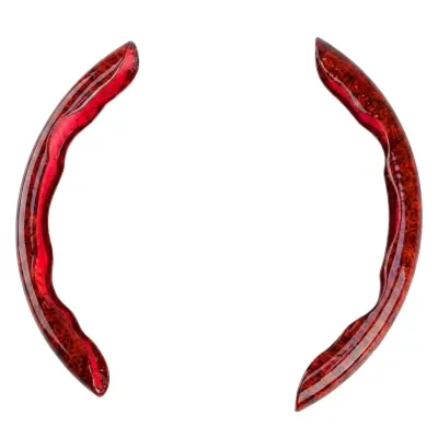 Two Part Carbon Fiber / Wood Grain Texture Steering Wheel Cover_img_7