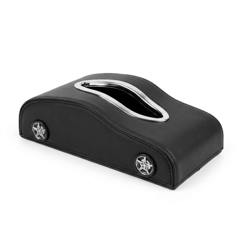 Car Shape PU Leather Tissue Box Holder_img_0
