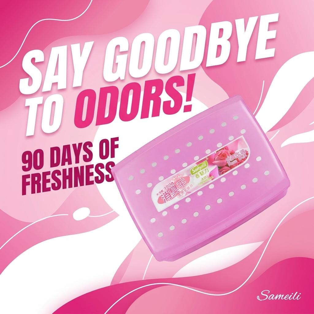 Sameili 380g Odor Eliminator Car & Home Air Freshener Gel Box (消臭王) – Extra Large Spill-Proof Cabin Deodorizer_img_4
