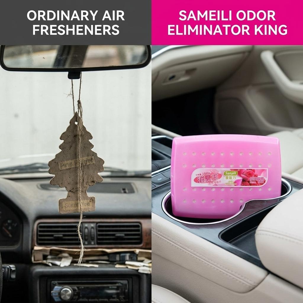 Sameili 380g Odor Eliminator Car & Home Air Freshener Gel Box (消臭王) – Extra Large Spill-Proof Cabin Deodorizer_img_7