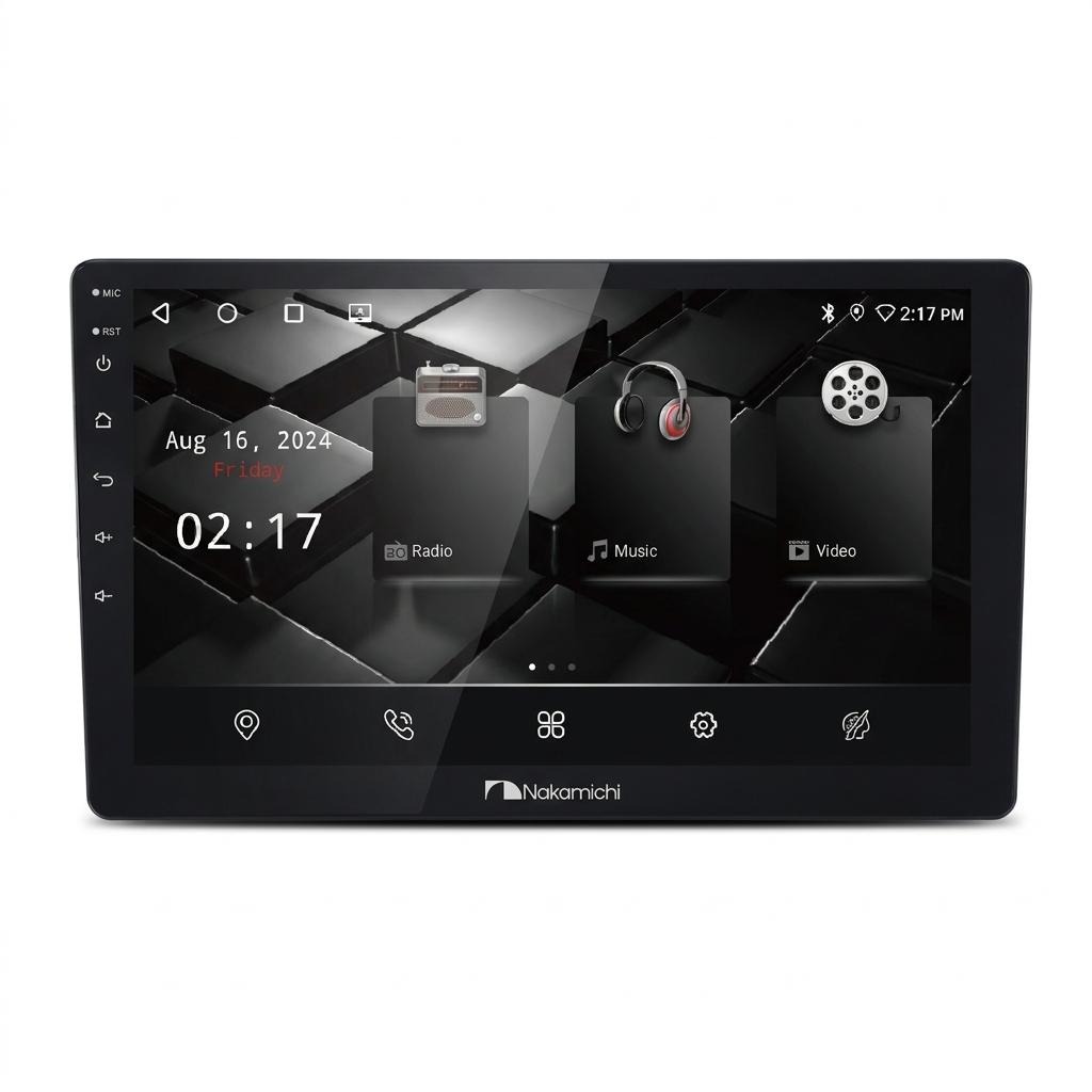 Nakamichi NAM5710 Octa-Core Android Multimedia Receiver (4GB RAM + 64GB ROM) with 32-Band DSP & 360° Camera Support_img_1