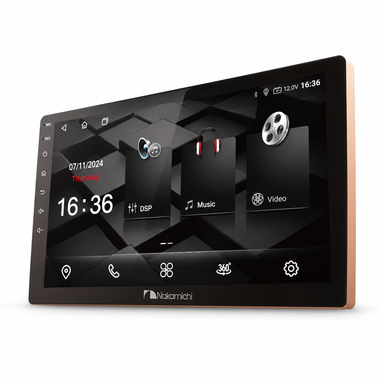 Nakamichi NAM5850 Flagship 2K Car Android Player (4GB+64GB) with 4G LTE SIM Slot, 48-Band DSP & Optical Output_img_0