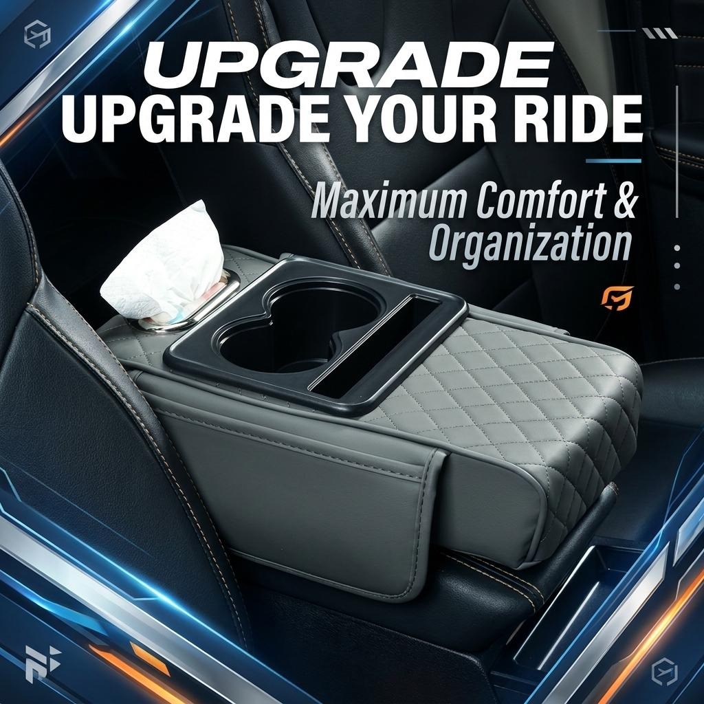 Multifunctional Car Console Armrest Organizer_img_4