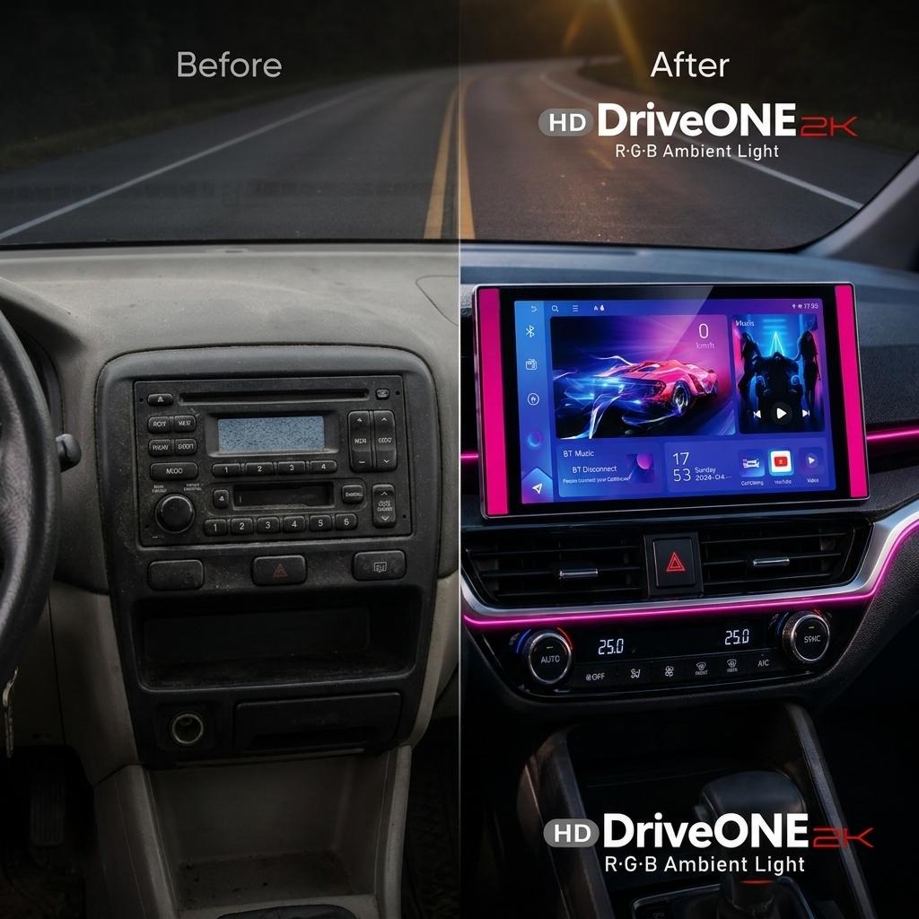 DriveONE 2K Android Player with Ambient Light (4GB+64GB)_img_4