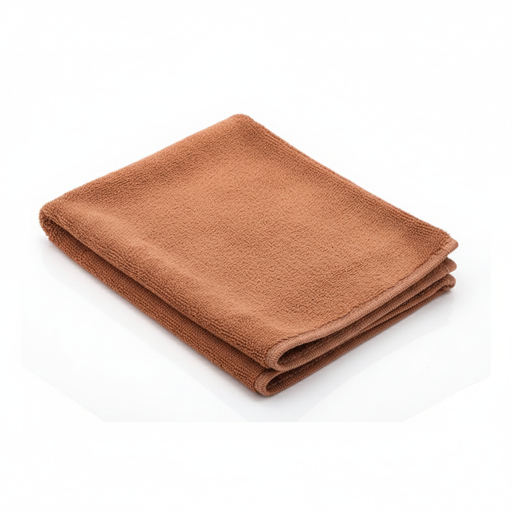 Brown Microfiber Towel (Medium Size)