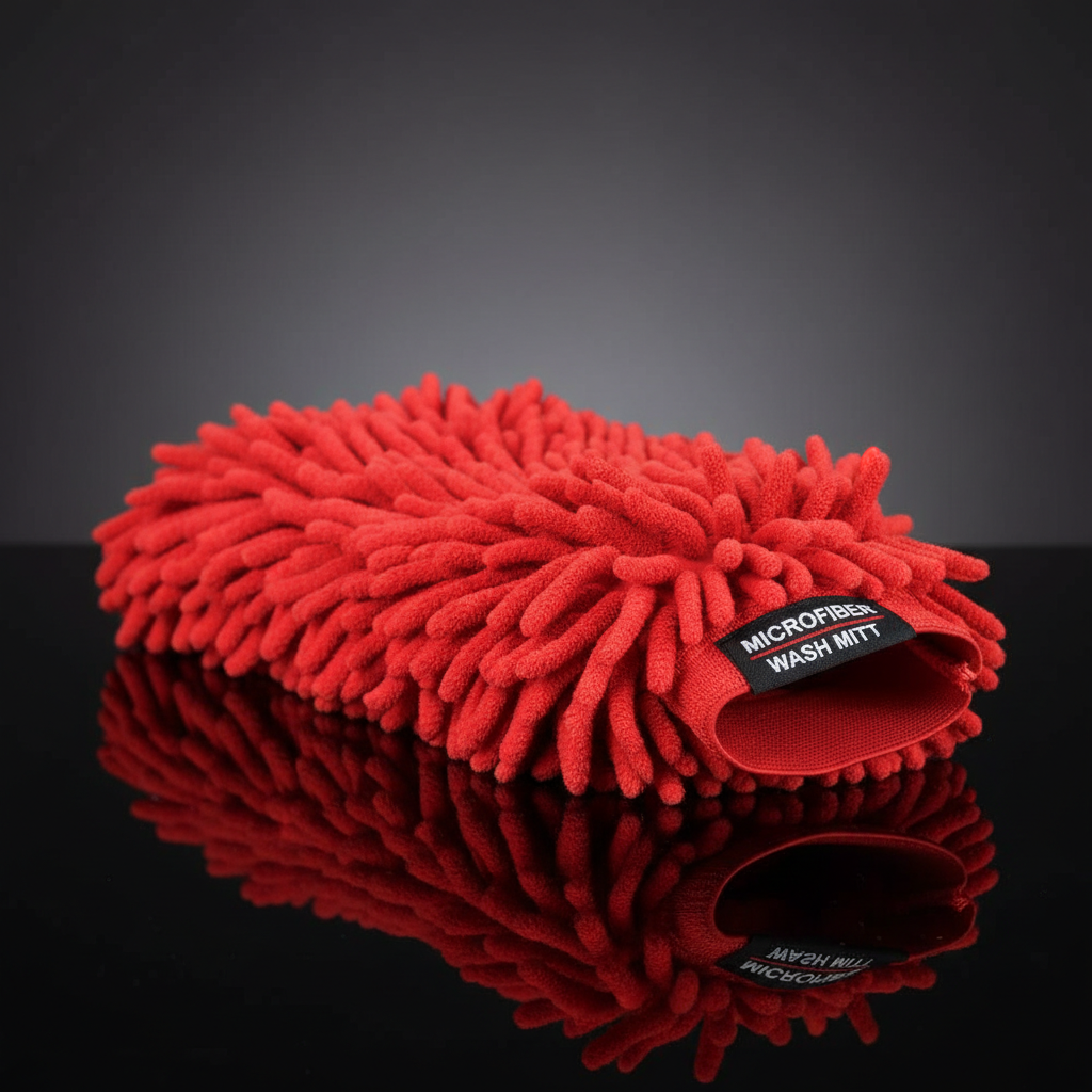 Red Microfiber Wash Mitts_img_5