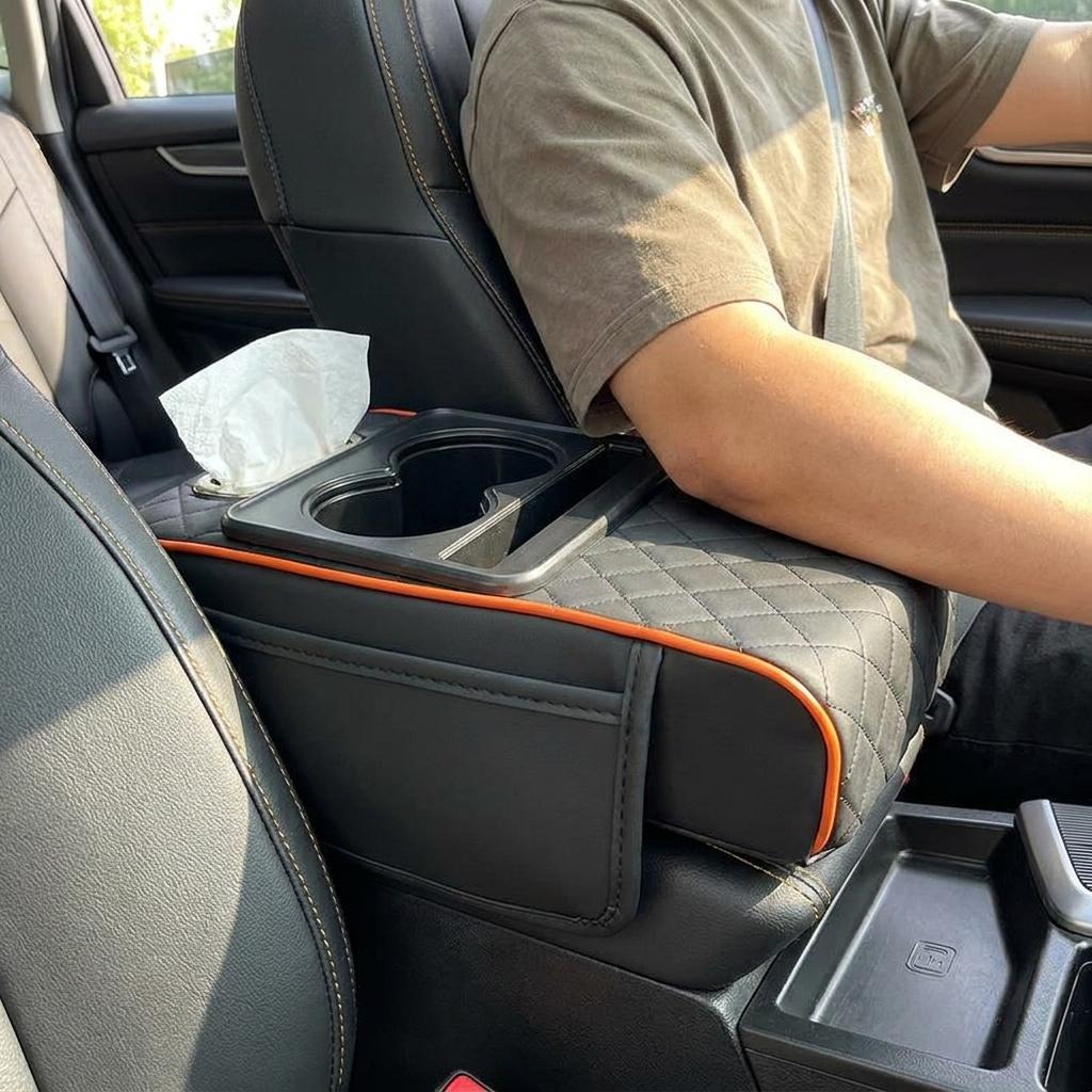 Multifunctional Car Console Armrest Organizer_img_9