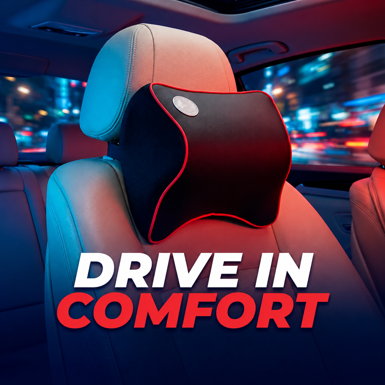 Car Neck Pillow 3D Memory Foam Cushion_img_7
