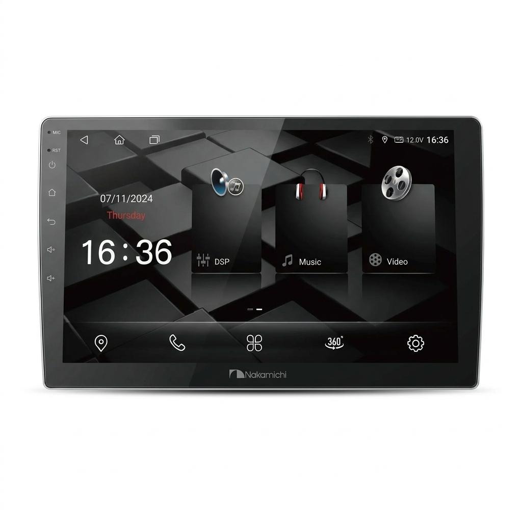 Nakamichi NAM5850 Flagship 2K Car Android Player (4GB+64GB) with 4G LTE SIM Slot, 48-Band DSP & Optical Output_img_1
