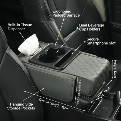 Multifunctional Car Console Armrest Organizer_img_5