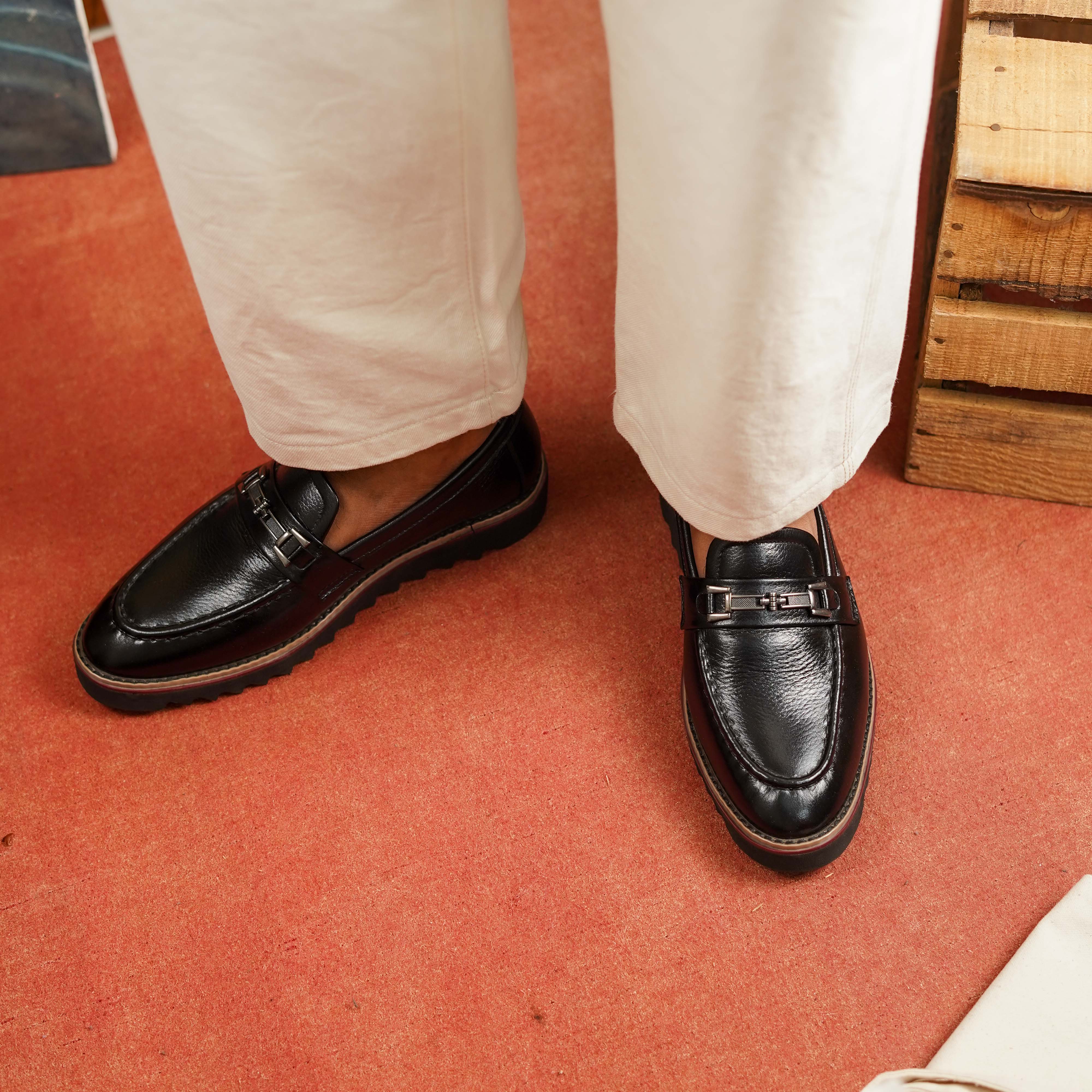 Heritage Buckle Loafers