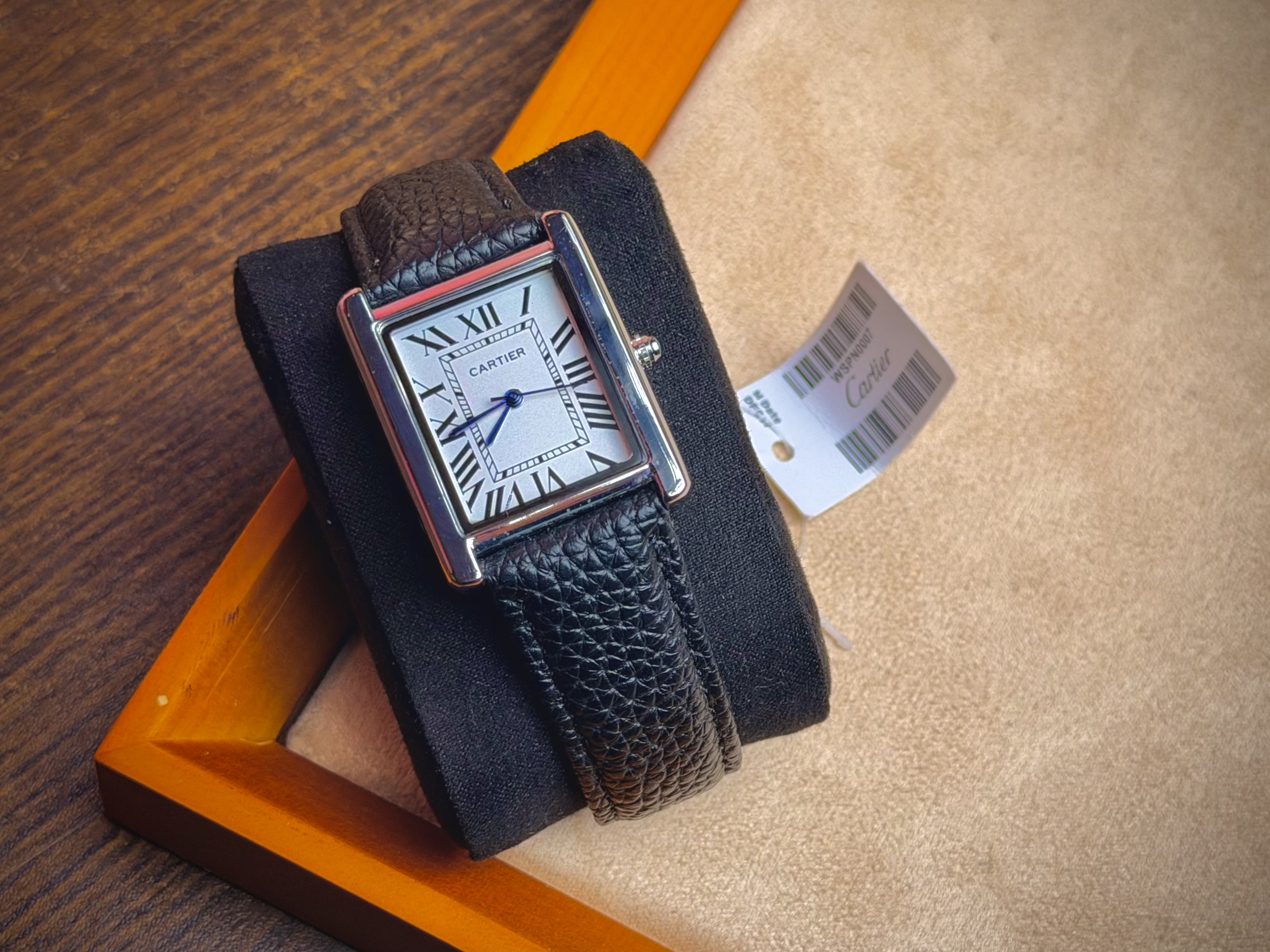 Cartier Tank Crocodile Leather