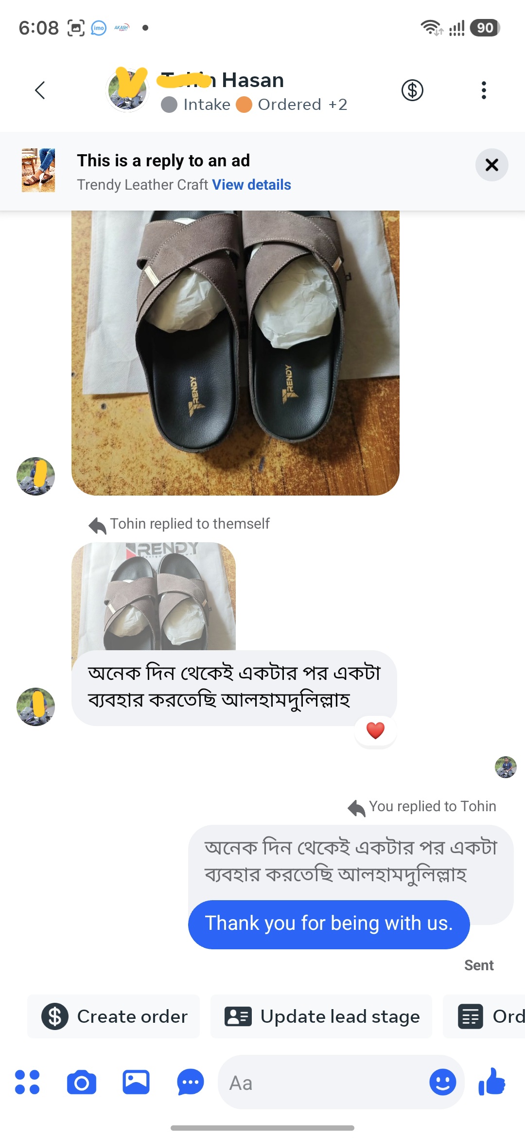 Customer review