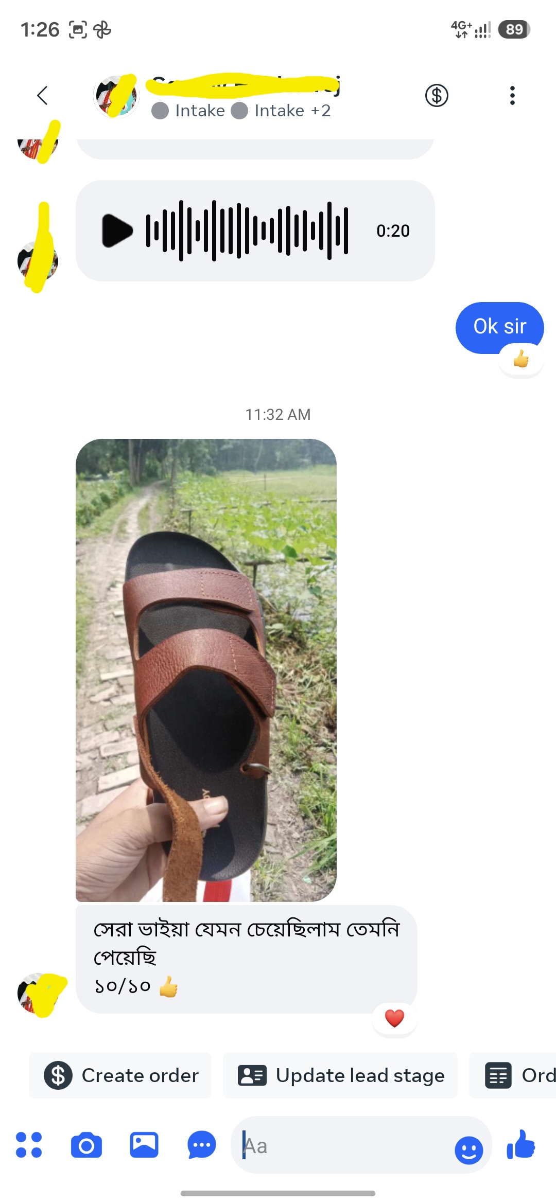 Customer review