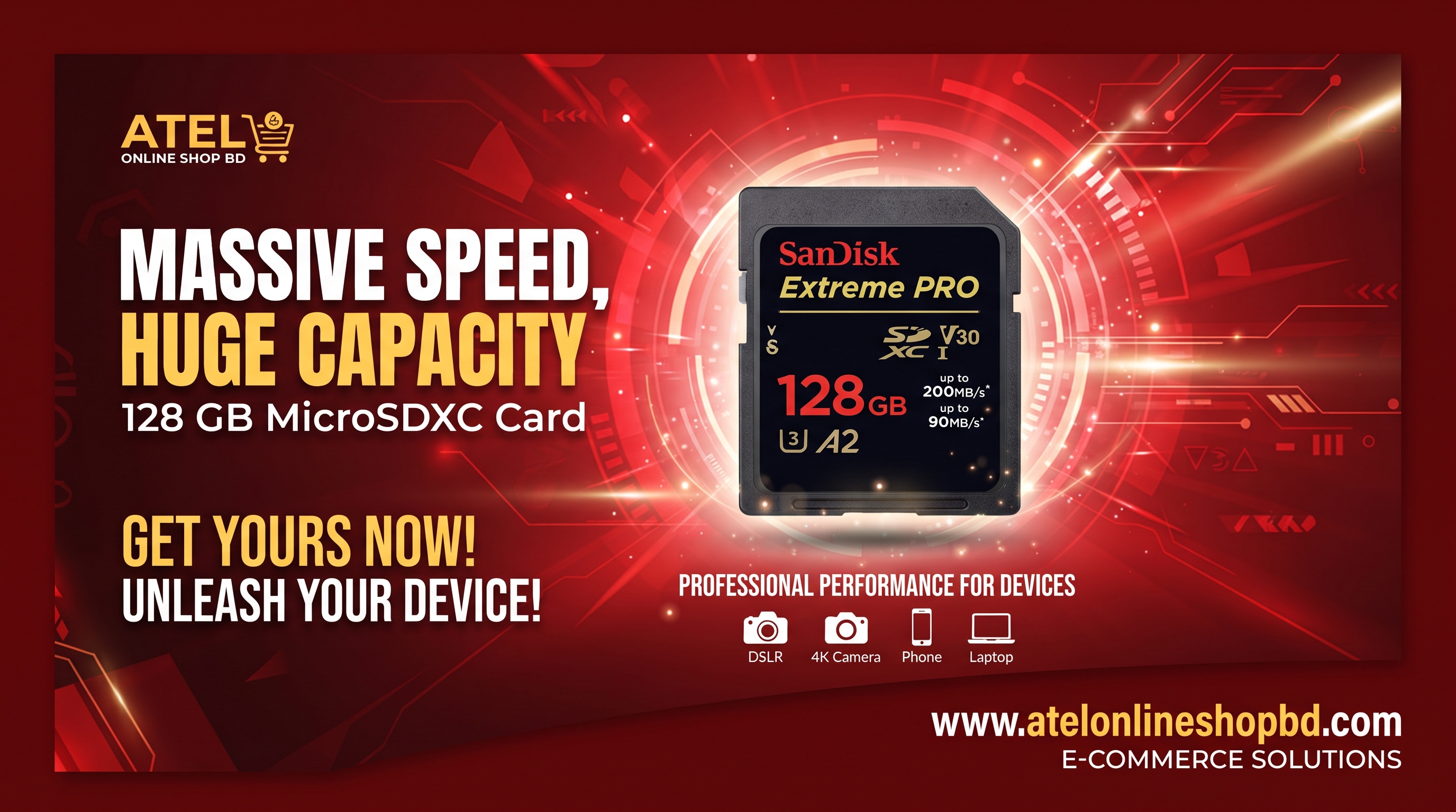 SanDisk 128GB মেমোরি