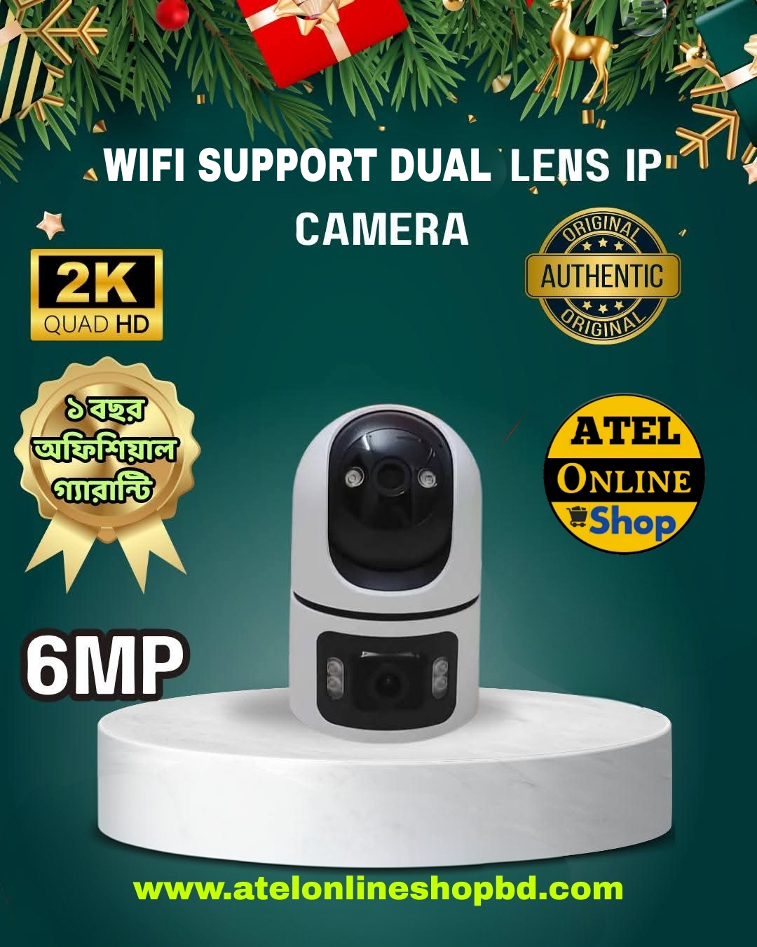 Dual Lens Wifi Support  Camera