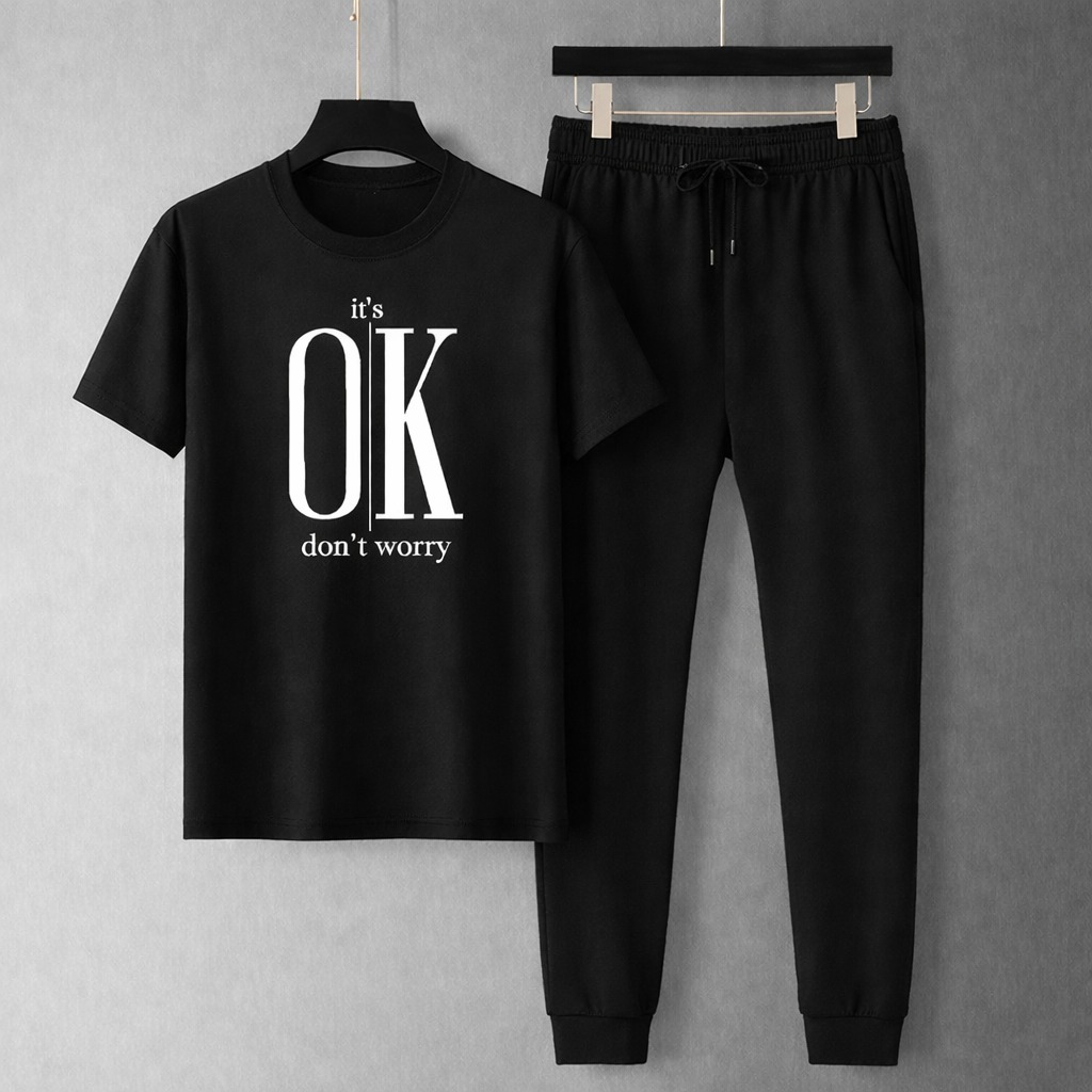 Trendy Mash t-shirt trouser combo