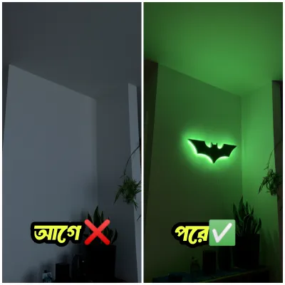 🌟 Batman LED Wall Light | Perfect for Fans & Collectors ⚡_img_1