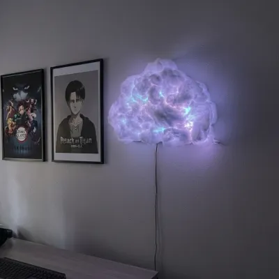 ☁️ RGB Cloud Wall Light With Remote Control | Aesthetic Room Decor Light!_img_13