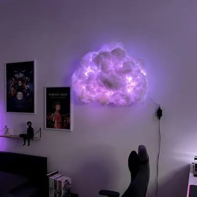 ☁️ RGB Cloud Wall Light With Remote Control | Aesthetic Room Decor Light!_img_14