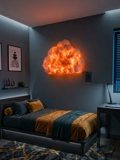 ☁️ RGB Cloud Wall Light With Remote Control | Aesthetic Room Decor Light!_img_1