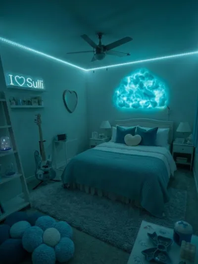 ☁️ RGB Cloud Wall Light With Remote Control | Aesthetic Room Decor Light!_img_5