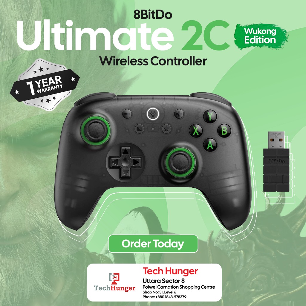 8BitDo Ultimate 2C Wukong Edition | Hall Effect Wireless Controller