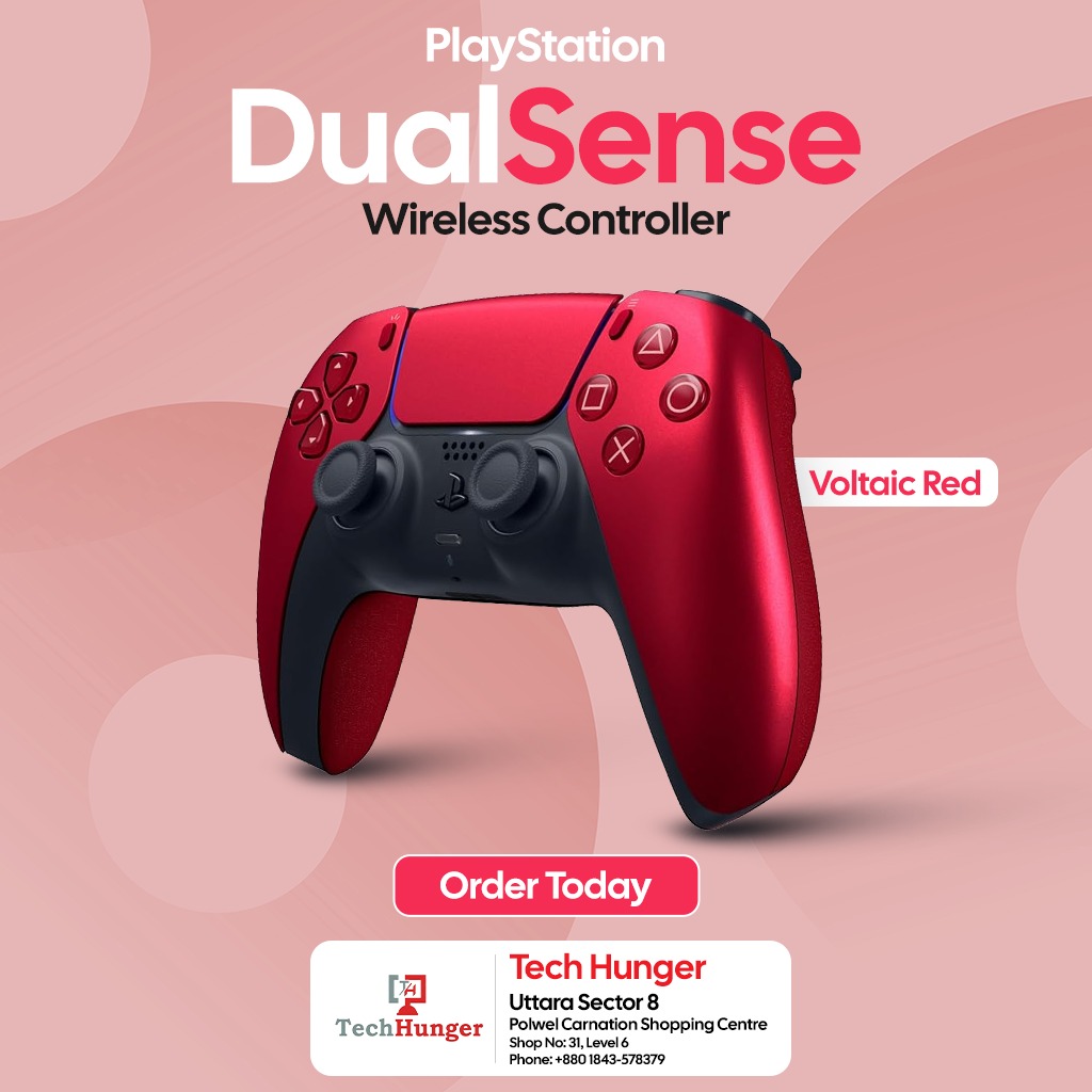 PlayStation 5 DualSense Wireless Controller Cosmic Red