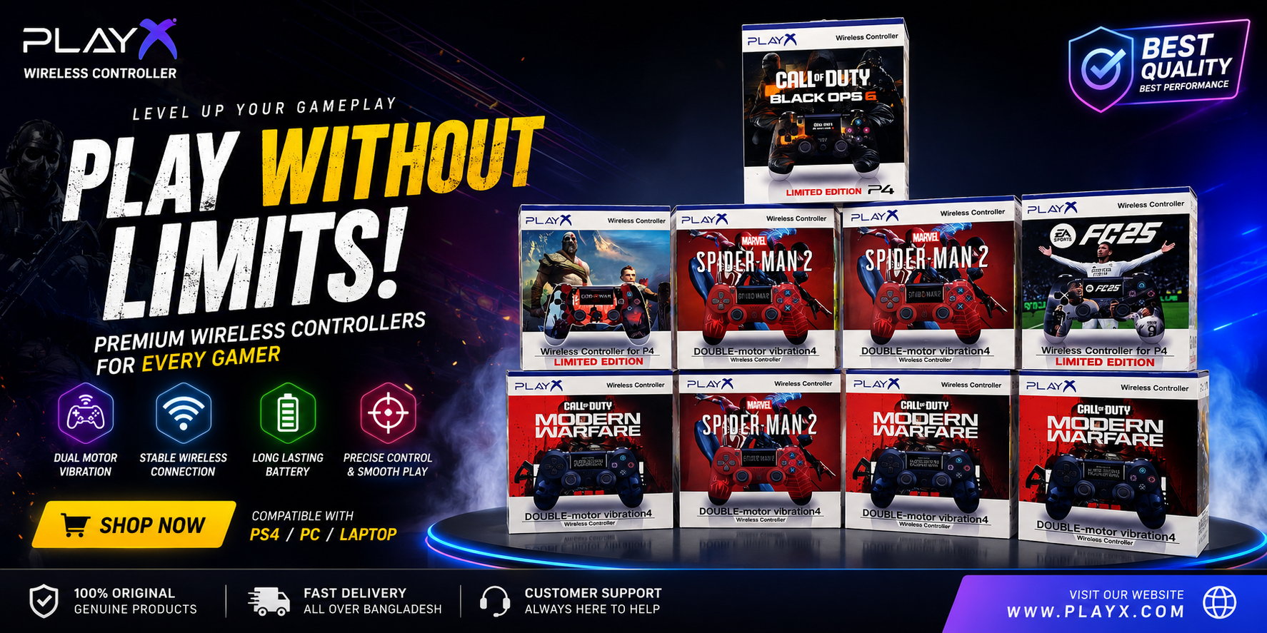 PS4 Master Copy Limited Edition Wireless Controller_img_0
