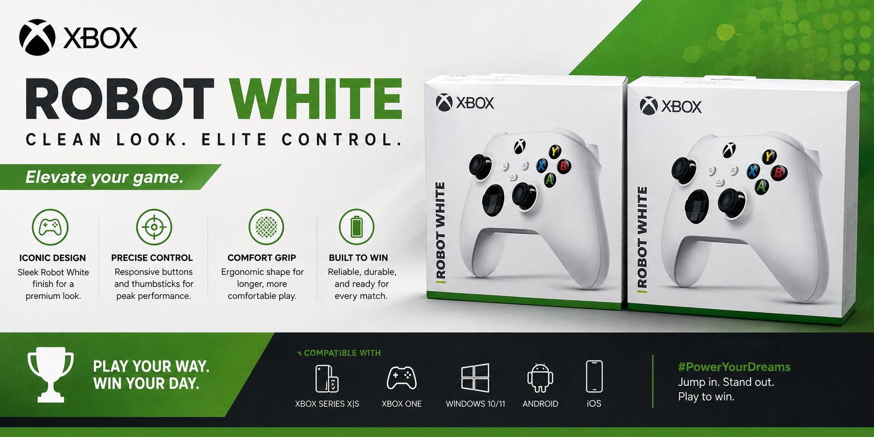 Xbox Wireless Controller – Robot White official
