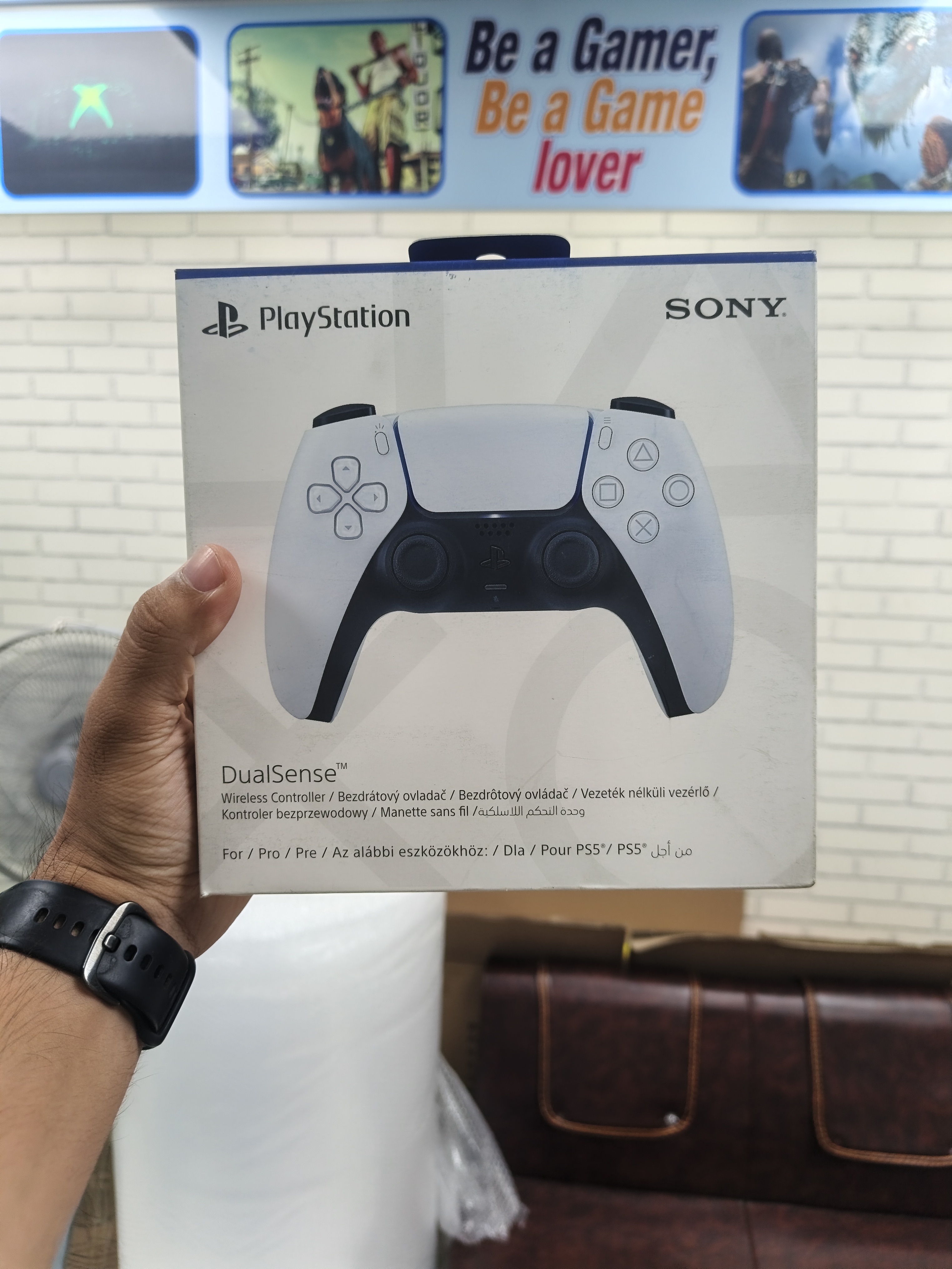 Sony PlayStation DualSense Black & White Wireless Controller (for PS5)_img_1