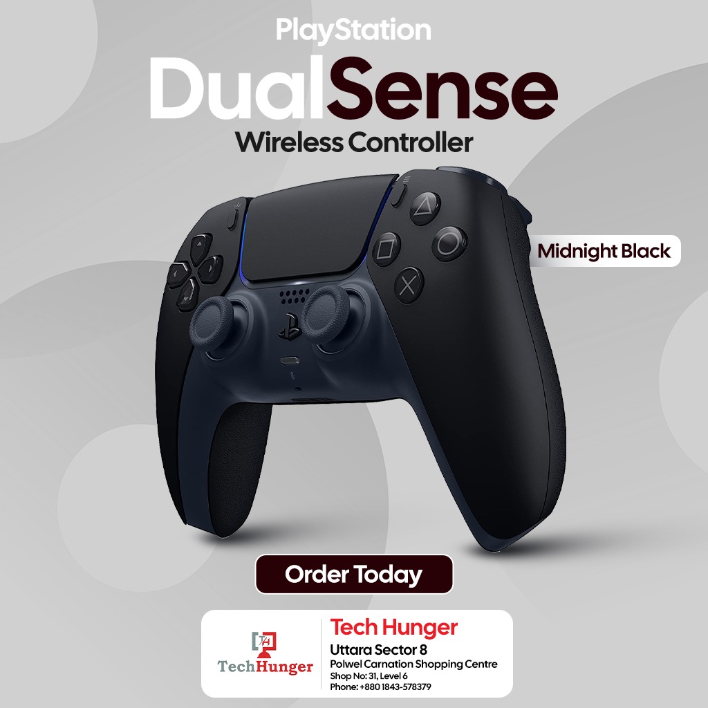 Official PS5 DualSense Wireless Controller – Midnight Black 🖤_img_0