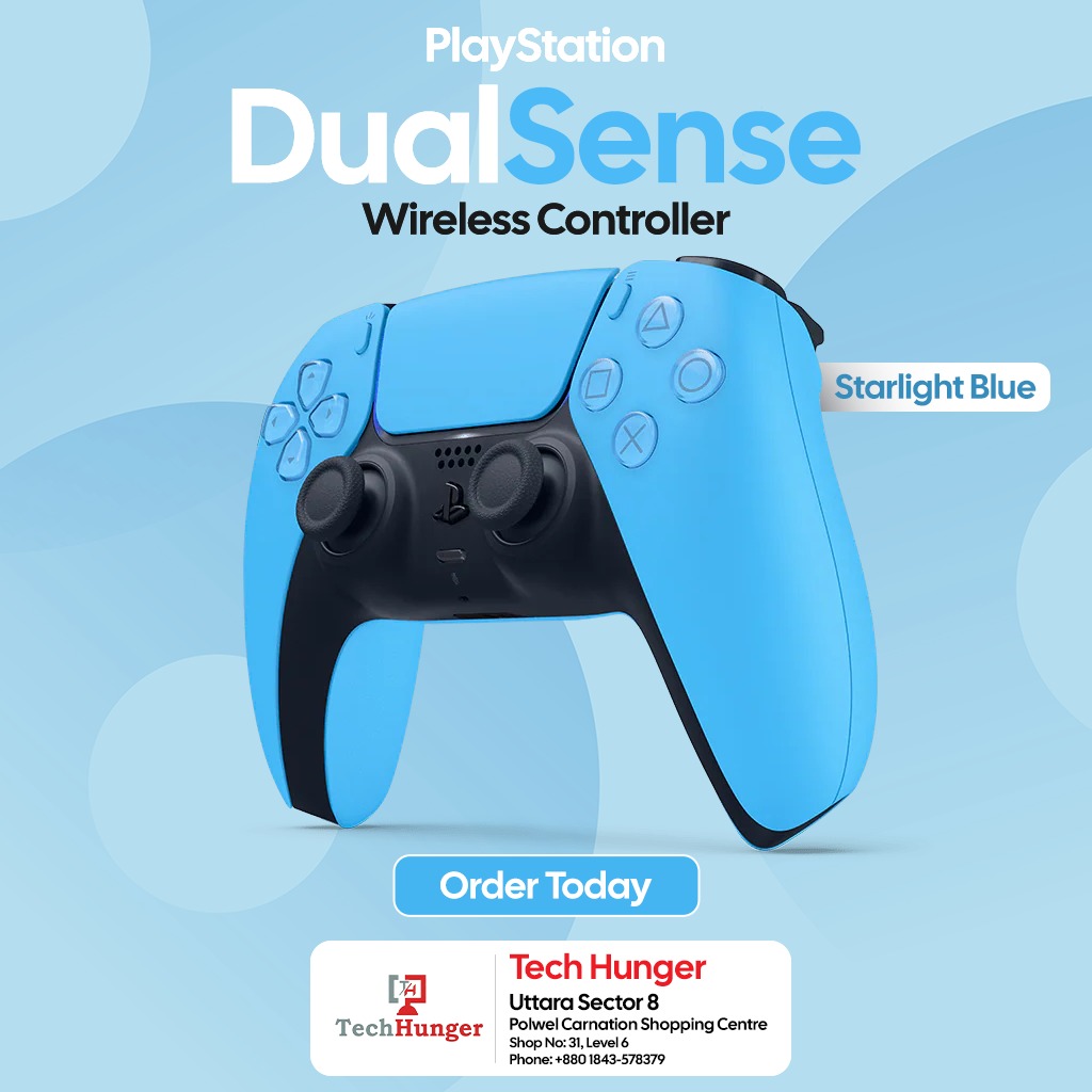 Sony PlayStation DualSense Wireless Controller – Starlight Blue