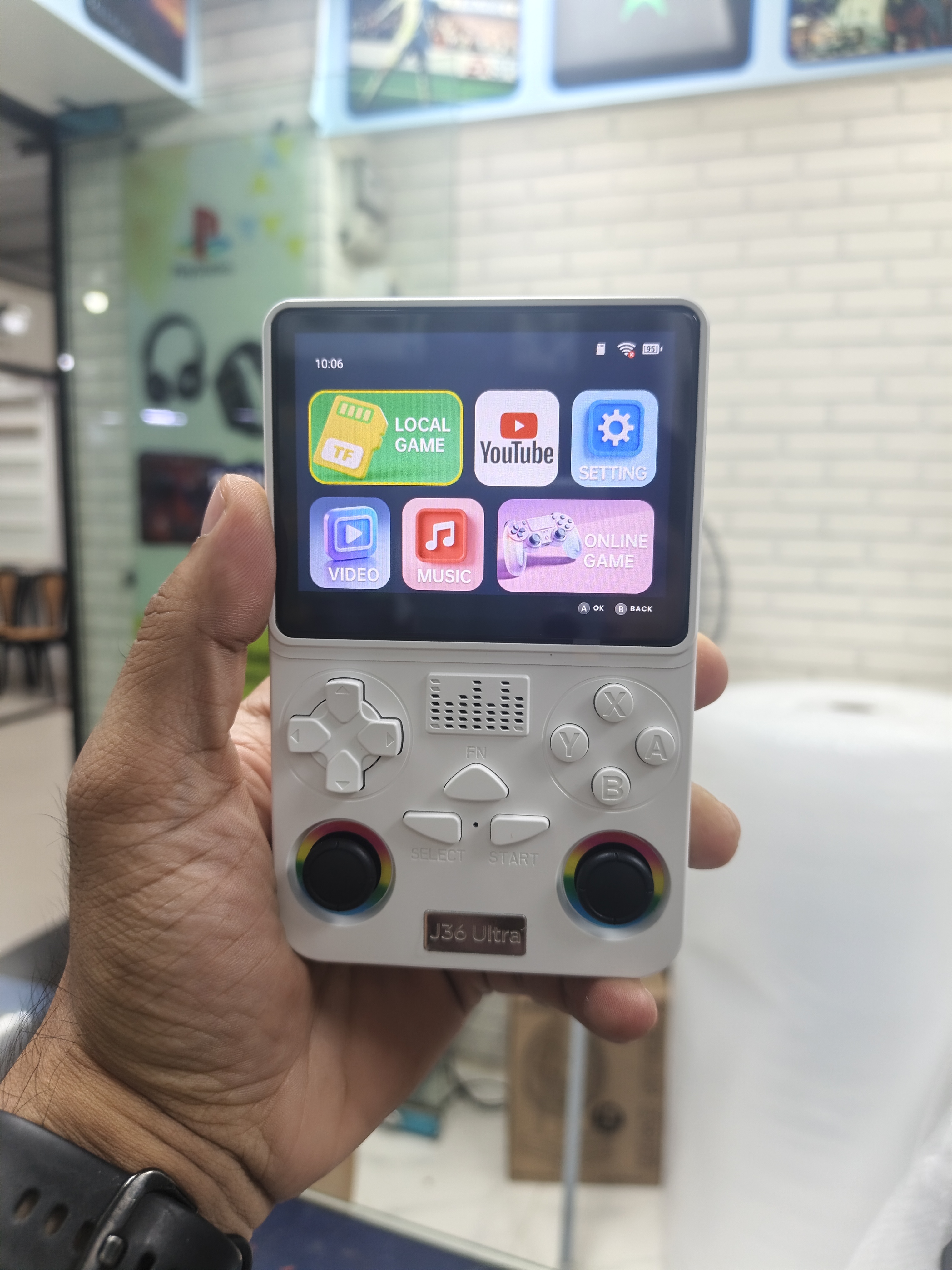 🚀 J36 Ultra WiFi Gaming Console | 20,000+ Built-in Games with Wi-Fi & YouTube Support_img_2