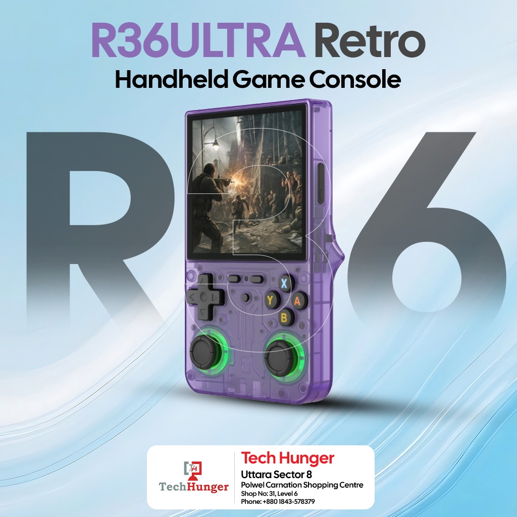 🎮 R36 Ultra Handheld Gaming Console 64GB | 15K+ Games Loaded | WiFi Supported_img_0