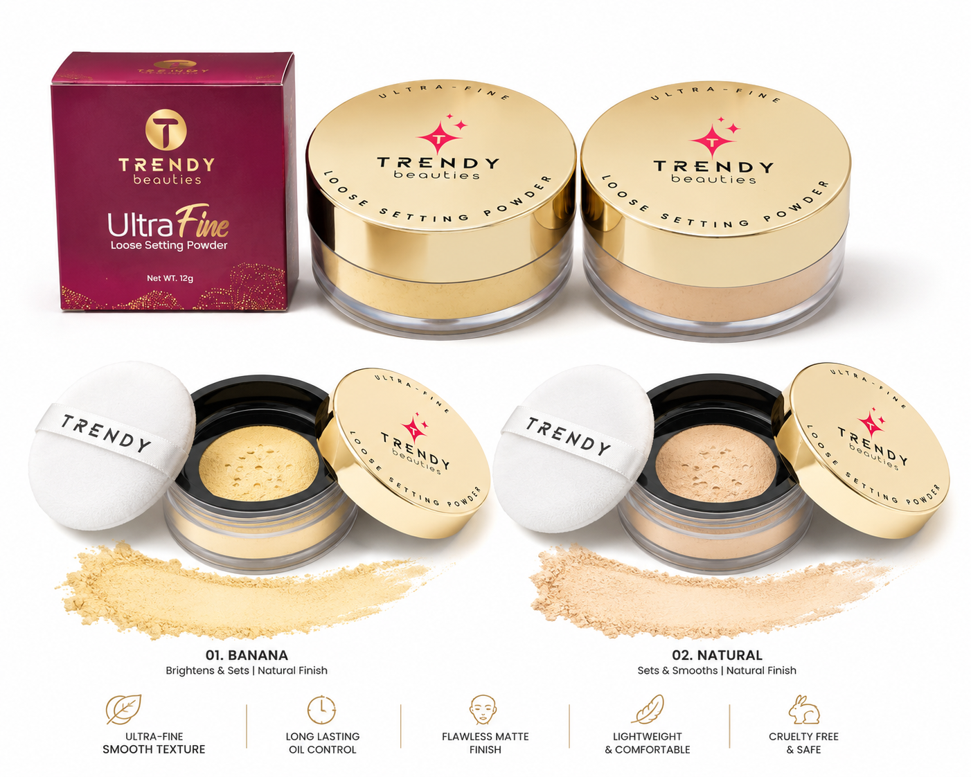 Trendy Beauties Ultra Fine Loose Powder