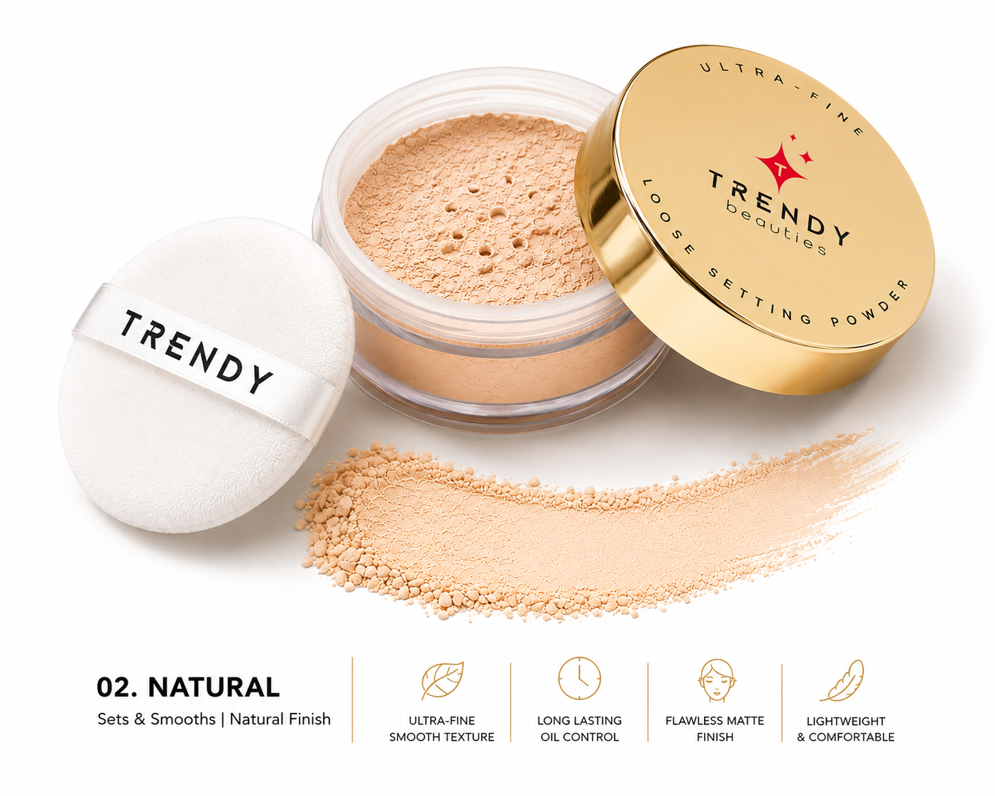 Trendy Beauties Ultra Fine Loose Powder_img_2